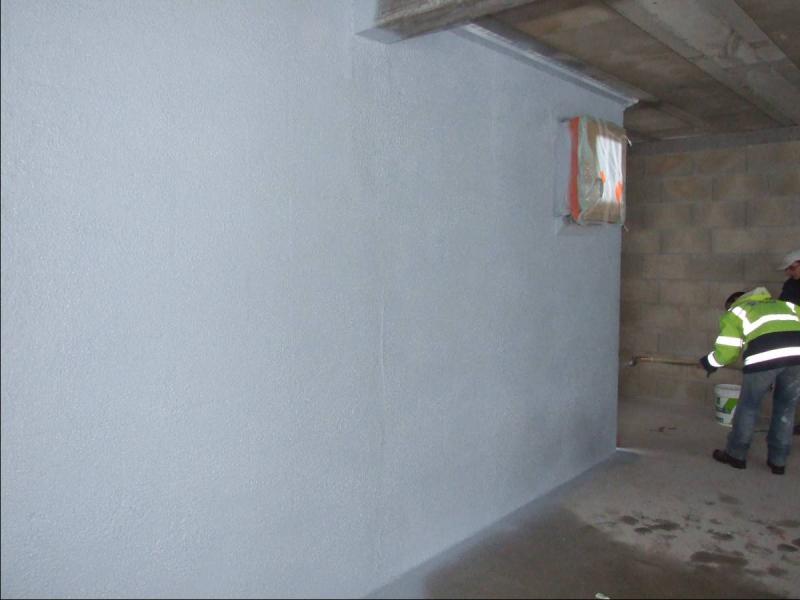 Mur terminé